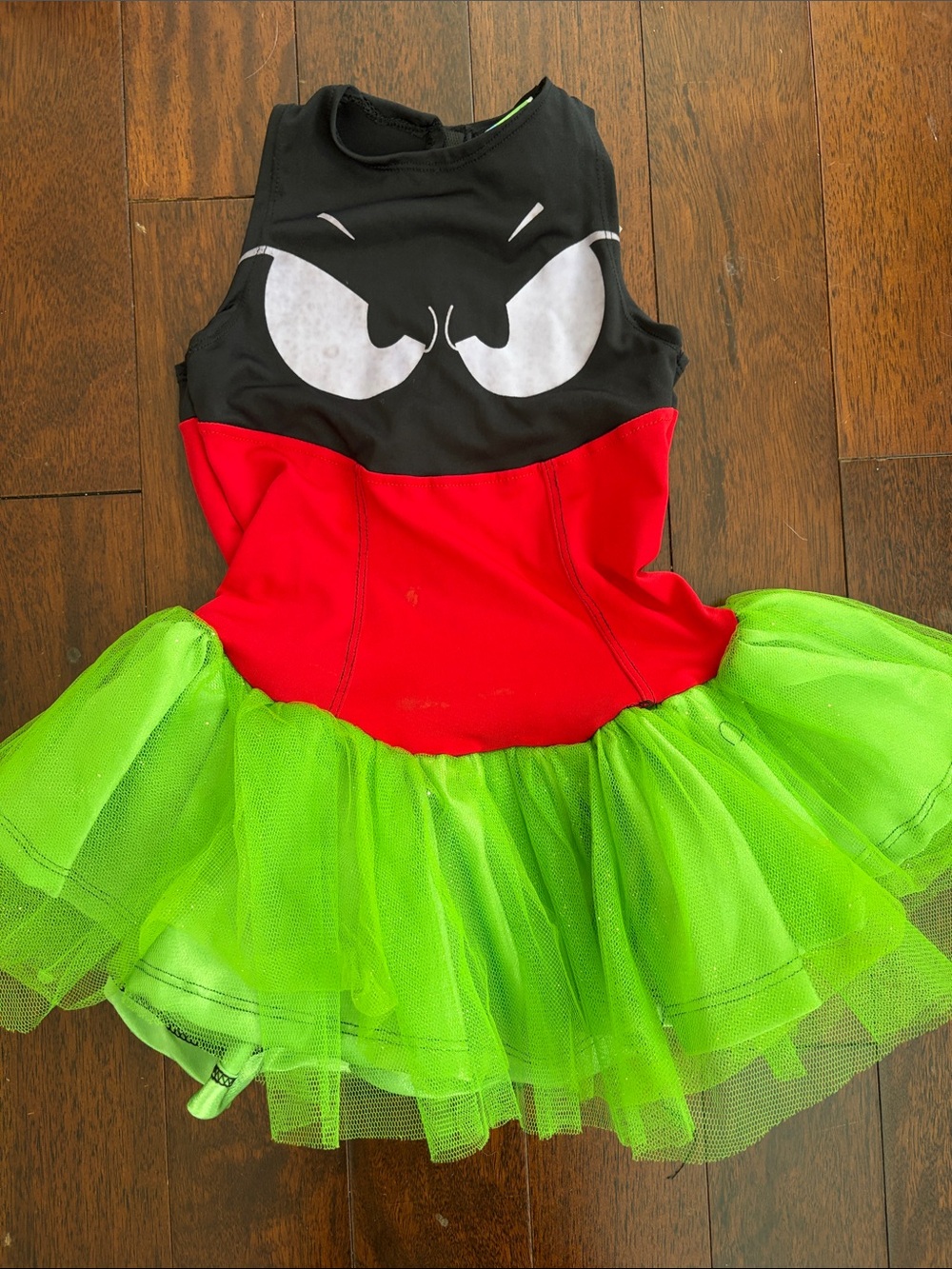 Rubie's Marvin the Martian Black, Red & Neon GreenTutu Costum